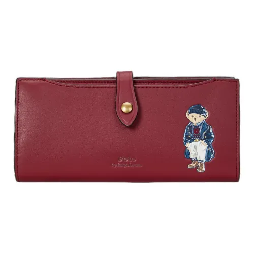 Polo Ralph Lauren Кошелек из коровьей кожи женский красный