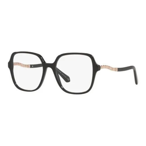 BVLGARI Квадратные Оправы для Очков Женские Черные