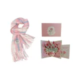 Клубничное мороженое + 3D-эффект розовая поздравительная открытка + конверт