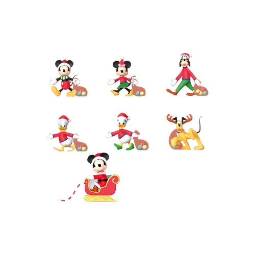 Miniso X Disney Mickey Mouse Hand in Hand Collection Winter Edition Blind Boxes Single Mystery Box Full Box 6 Pack Минисо X Disney Микки Маус Hand in Hand Коллекция Зимняя Edition Слепые Коробки Одиночная Мистери Коробка Полная Коробка 6 Пачка