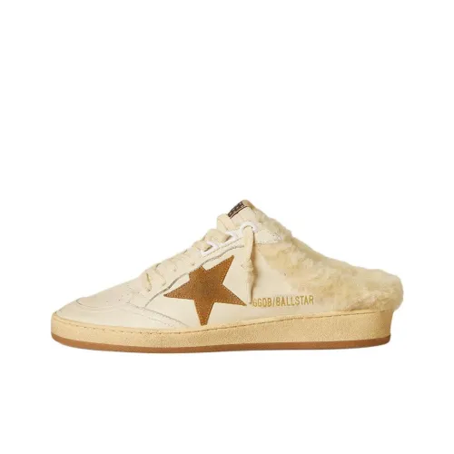 Golden Goose Ball Star Домашние тапочки Женские Бежевые