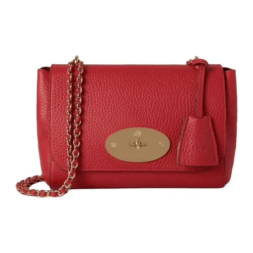 Mulberry Lily Коровья кожа крупнозернистая Сумка через плечо Сумка на плечо Женская Алый