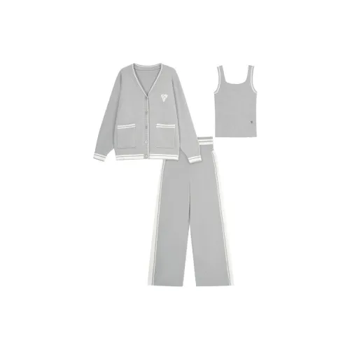 Victoria's Secret The Mix Пижамный комплект Женские Кремниево-серый