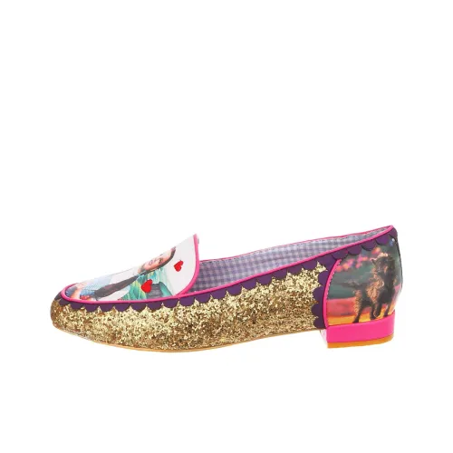 IRREGULAR CHOICE Женские повседневные туфли, синее золото, женские