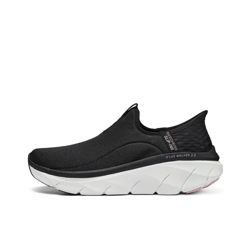 Skechers Hands Бесплатно Slip Ins Shock Absorbers Oтскок Низкий Топ Casual Женский Черный Розовый