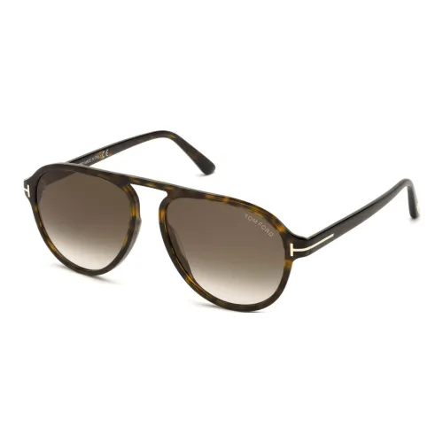 TOM FORD Ацетат Aviator Солнцезащитные очки Мужские Havana