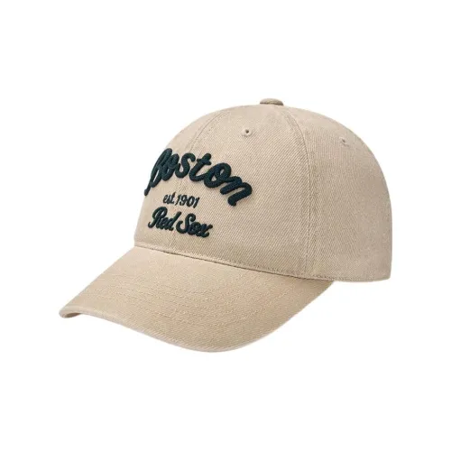 Бейсбольные кепки MLB Base Logo из хлопка унисекс светло-бежевый