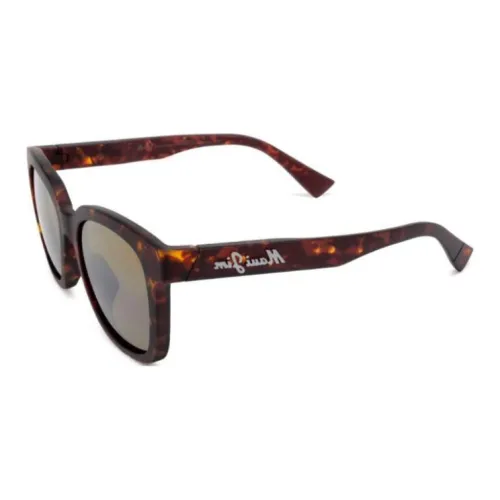 Maui Jim Ацетат Квадратные Солнцезащитные Очки Женские Черепаховый