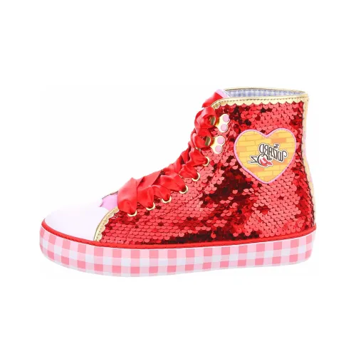IRREGULAR CHOICE All That Sparkles Высокие Кроссовки для скейтбординга Унисекс Красные