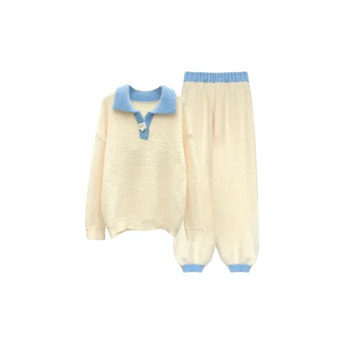 WANANNI Пижамный комплект женский желтый