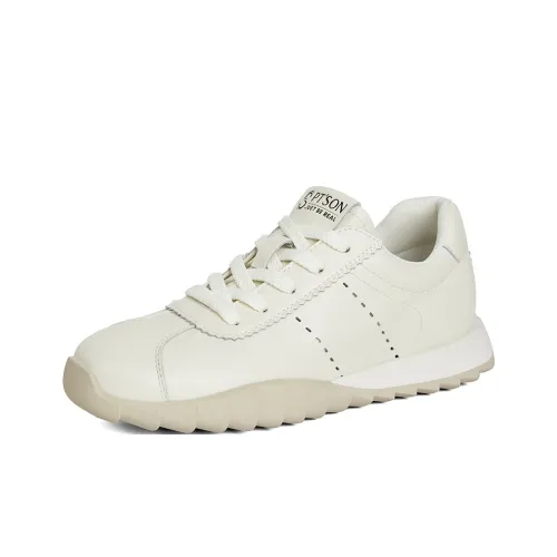 PT'SON Низкий топ Повседневная обувь Женская Белая