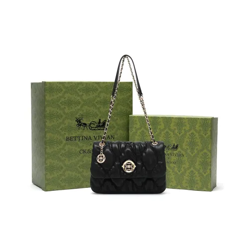 BETTINA VIVIAN ПУ (полиуретан) Сумка через плечо Стандартная Женская Черная