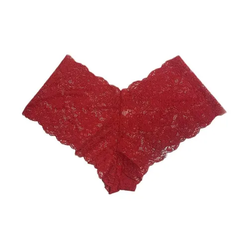 Victoria's Secret MINDD Кружево Brazilian Cheeky Panty Настоящий красный нижнее белье женское 1 упаковка красный