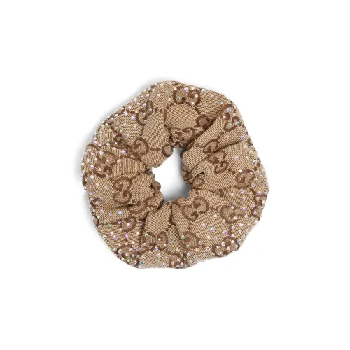 GUCCI Canvas Резинка для волос Женская Коричневая
