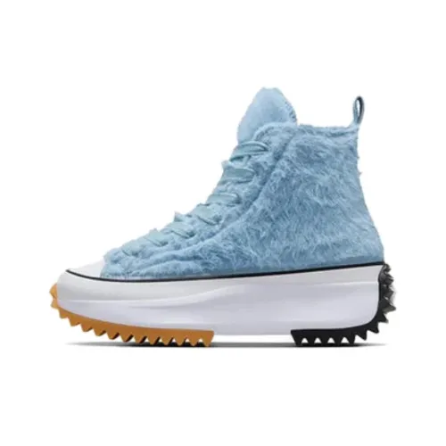 Converse Run Star Hike Устойчивый к истиранию Высокий Топ Повседневная обувь Женская Синяя