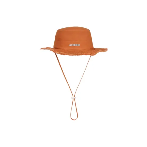 Jacquemus Хлопковая ткань Шляпы ведра Женские Терракота