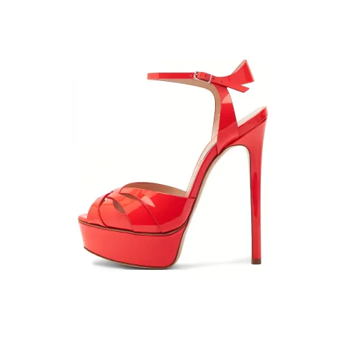 Casadei FLORA One Sandals with Strap 14cm Women's Red Casadei FLORA One Сандалии с ремешком 14 см Женские Красные