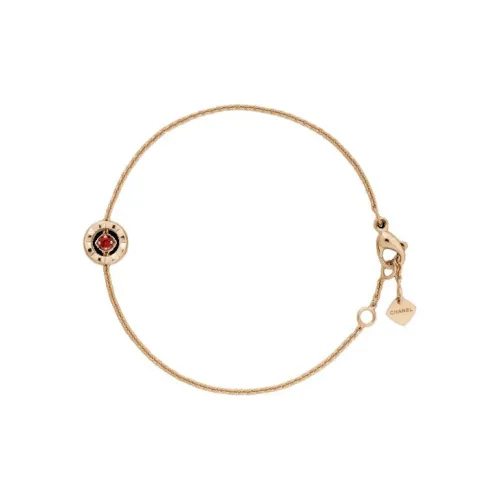 CHANEL Браслет COCO Мотив Matelassé, Золото BEIGE GOLD 18 Карат, Рубин