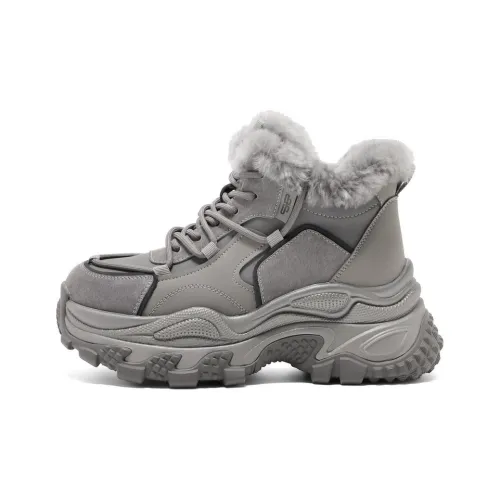 BELLE Slip-resistant Abrasion-resistant High Top Cushioned Sneakers Women's