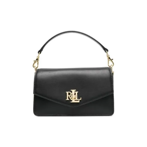 Polo Ralph Lauren Телячья кожа Одно плечо Сумка Маленькая Женская Черная