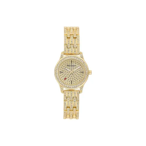 JUZI Women's Watch Кварцевый механизм Стальной ремешок 25 мм Золотой циферблат