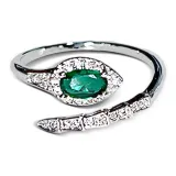 Кольцо "Сумерки Снежный дух" (Зеленый)