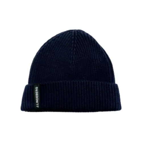 J.Lindeberg Мериносовая шерсть Шапки-бини Мужской Морской синий