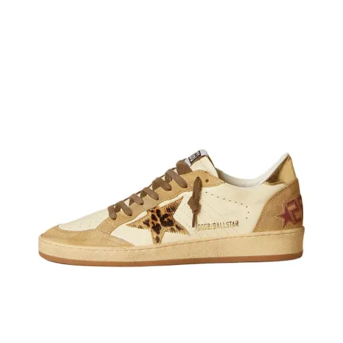 Golden Goose Ball Star Low Топ Скейтборд Кроссовки Женские Золотые