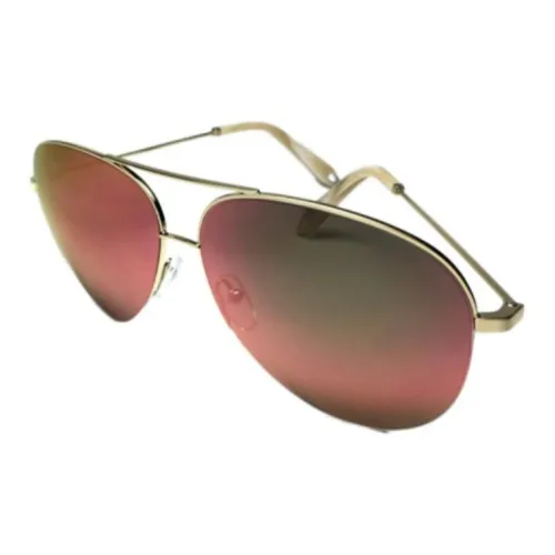 VICTORIA BECKHAM Металл Aviator Солнцезащитные очки Мужские Золотые