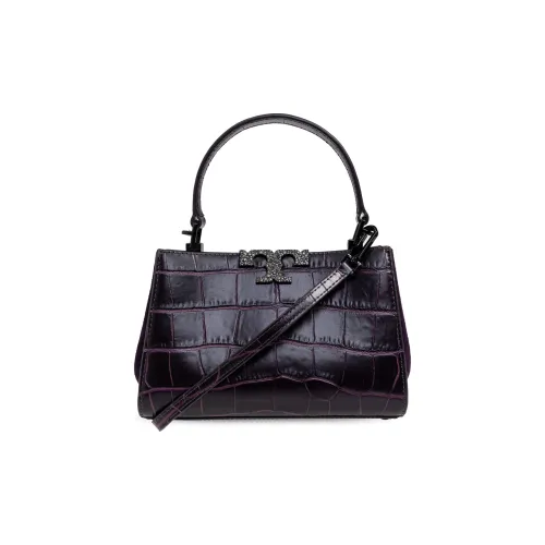 TORY BURCH ELEANOR Телячья кожа Сумка через плечо Сумка Мини Женская Фиолетовая