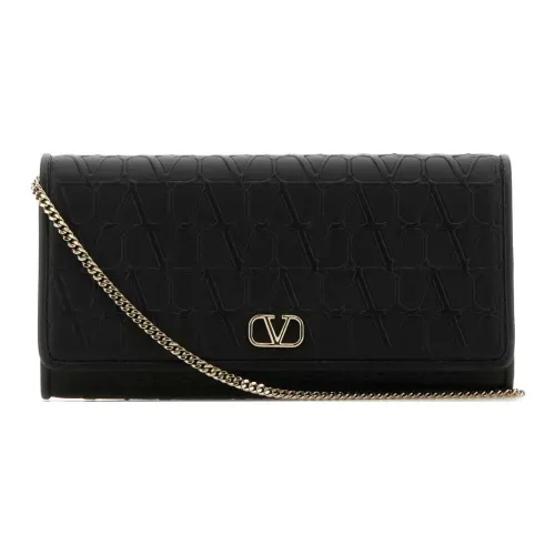 Valentino Vlogo Кожа Сумка через плечо Женская Черная