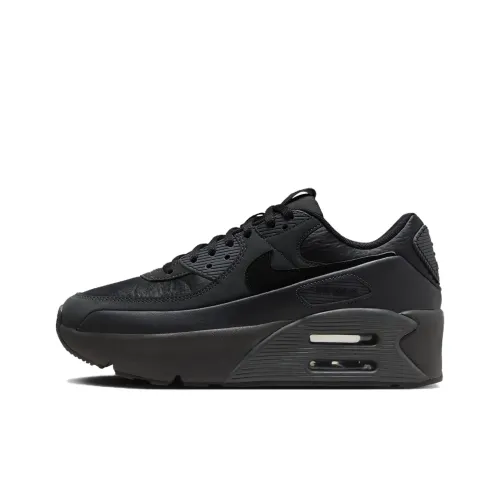 Nike Air Max 90 Low Топ Повседневная обувь Женская Черная