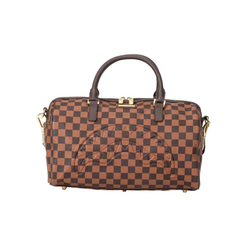 SPRAYGROUND ПВХ Бостон Сумка Сумка через плечо Унисекс Коричневый