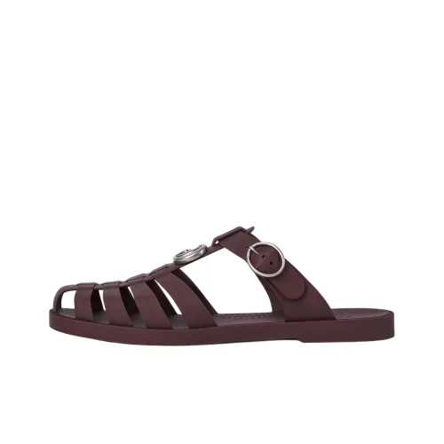 GUCCI Домашние тапочки Мужской Шоколад