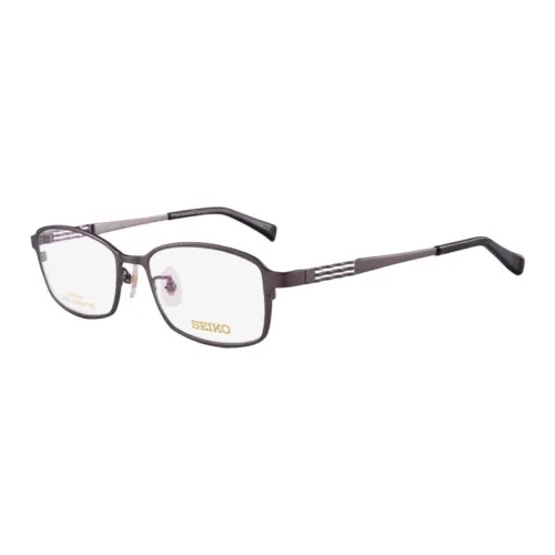 SEIKO Титан Материал Прямоугольный OPTICAL Очки Мужские Матовый Серый