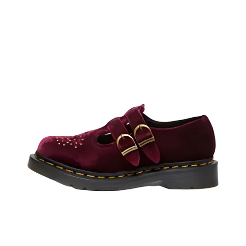 Dr.Martens Vegan Платформа Туфли Мэри Джейн Женские Красные