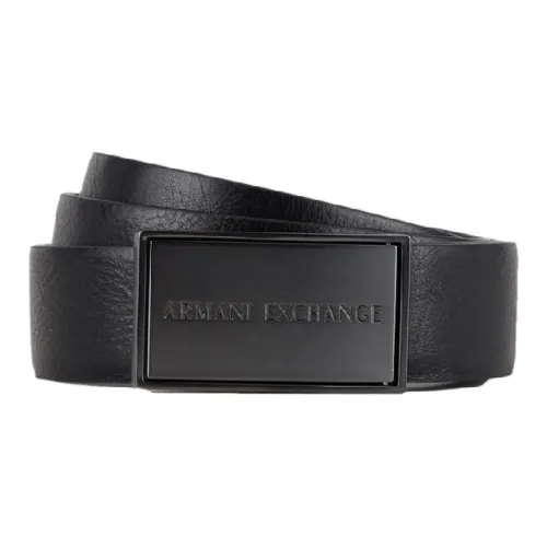 ARMANI EXCHANGEAE Коровья кожа кожа полиэстер кожа ремни мужской черный