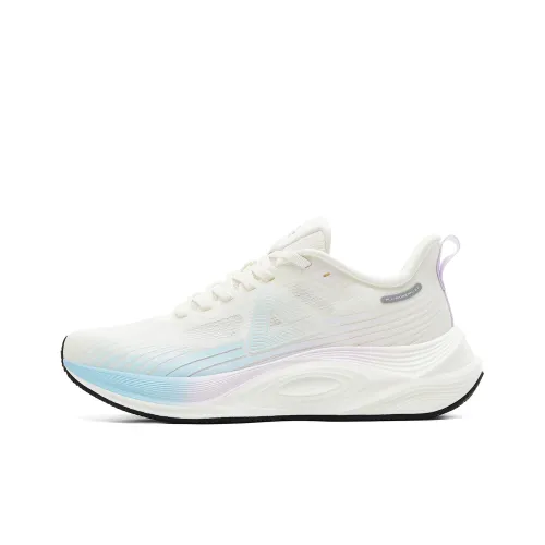 PEAK Амортизаторы Shock Slip-resistant Abrasion-resistant Легкие Низкие Кроссовки для бега Женские Айвори Фиолетовый