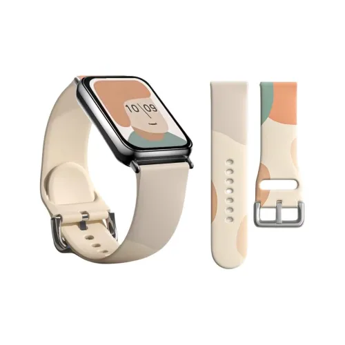 FLY Ремень Xiaomi Красный Бежевый Совместимость Силиконовый Материал