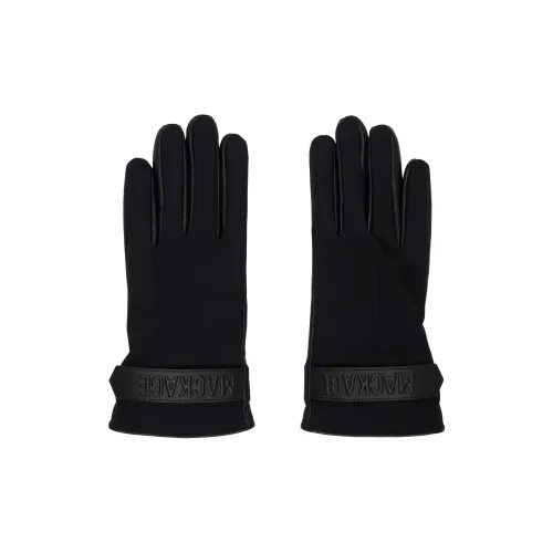 MACKAGE Нейлоновые перчатки мужские черные