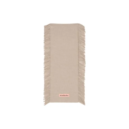 Acne Studios Шерпа Шарфы Унисекс Овсяный