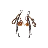 2 шт Мультяшный Сода с наполнителем, украшение - скрученный узел + бежевый