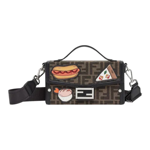 FENDI BaguetteTrunk Полистирол Сумка через плечо Сумка Мужская Многоцветная