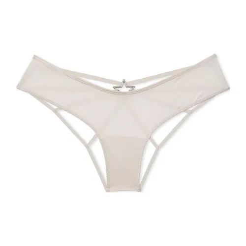 Victoria's Secret Very Sexy Smooth High Leg Cheeky Panty Delfin GREY Женские трусы 1 упаковка Кокосовый белый