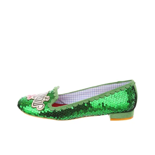 IRREGULAR CHOICE Женские повседневные туфли зеленого цвета для женщин