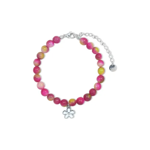 AWE Титановый Стальной Перламутровый Подсолнух Женский Маленький Цветок Браслет Унисекс