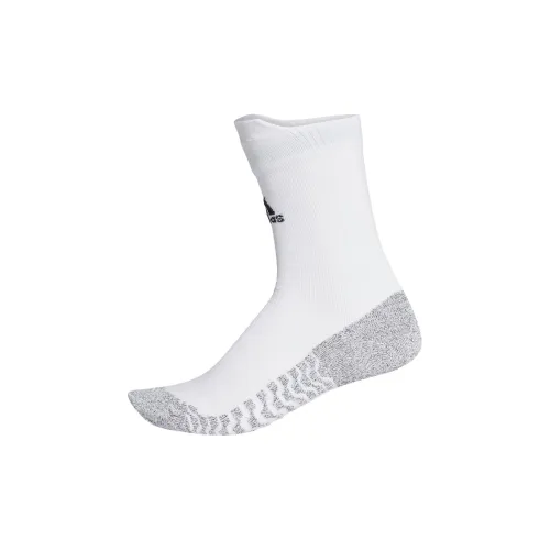 Adidas Низкие носки унисекс 1 упаковка белый серый