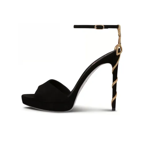 RENE CAOVILLA One Ремешок Сандалии Женские Черные