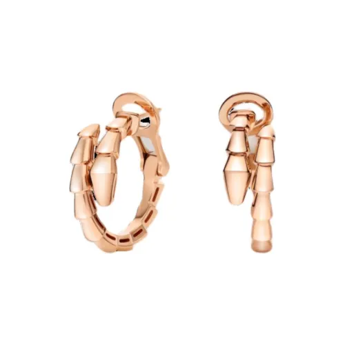 BVLGARI Serpenti Viper Серьги Серьги Serpenti Viper, Розовое Золото 18 Карат