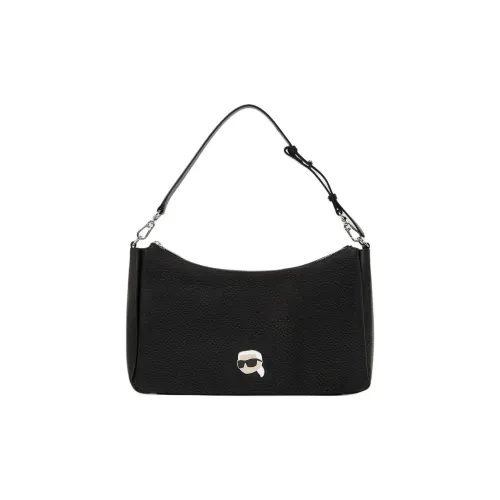 KARL LAGERFELD Переработанный полиуретан сумка через плечо женская черная